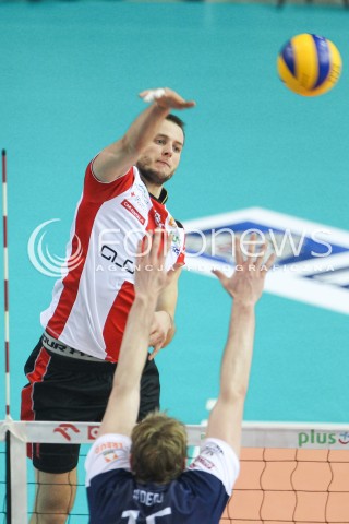  25.11.2015 RZESZOW<br />SIATKOWKA PLUSLIGA 2015/2016 MEN VOLLEYBALL POLAND POLISH PLUS LIGA LEAGUE SEASON 2015/2016<br />MECZ ASSECO RESOVIA RZESZOW - ZAKSA KEDZIERZYN KOZLE<br />N/Z BARTOSZ KUREK <br /> 