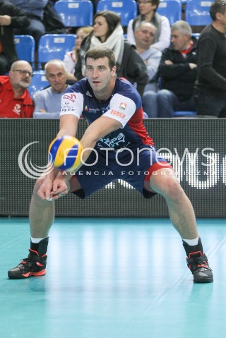  25.11.2015 RZESZOW<br />SIATKOWKA PLUSLIGA 2015/2016 MEN VOLLEYBALL POLAND POLISH PLUS LIGA LEAGUE SEASON 2015/2016<br />MECZ ASSECO RESOVIA RZESZOW - ZAKSA KEDZIERZYN KOZLE<br />N/Z GRZEGORZ BOCIEK SYLWETKA <br /> 