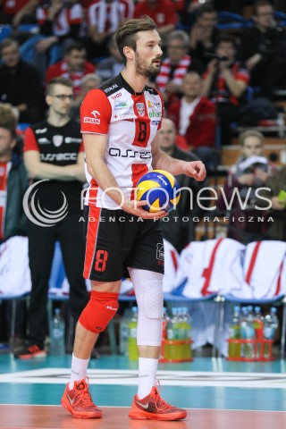  25.11.2015 RZESZOW<br />SIATKOWKA PLUSLIGA 2015/2016 MEN VOLLEYBALL POLAND POLISH PLUS LIGA LEAGUE SEASON 2015/2016<br />MECZ ASSECO RESOVIA RZESZOW - ZAKSA KEDZIERZYN KOZLE<br />N/Z JULIEN LYNEEL SYLWETKA <br /> 
