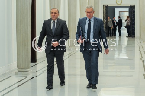  25.11.2015 WARSZAWA<br />POSIEDZENIE SEJMU<br />N/Z GRZEGORZ SCHETYNA ROBERT TYSZKIEWICZ<br /> 