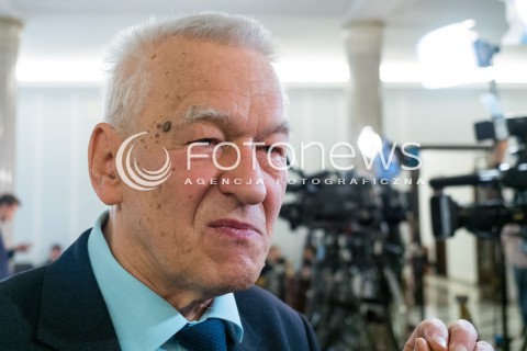  26.11.2015 WARSZAWA<br /> POSIEDZENIE SEJMU W WARSZAWIE  <br />N/Z KORNEL MORAWIECKI<br /> 