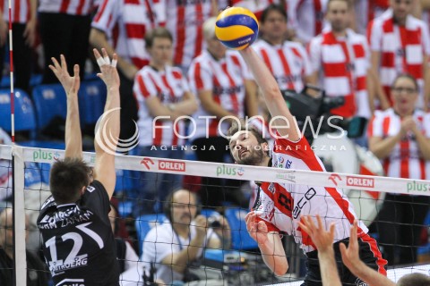  29.11.2015 RZESZOW<br />SIATKOWKA PLUSLIGA 2015/2016 MEN VOLLEYBALL POLAND POLISH PLUS LIGA LEAGUE SEASON 2015/2016<br />MECZ ASSECO RESOVIA RZESZOW - CUPRUM LUBIN<br />N/Z JULIEN LYNEEL <br /> 