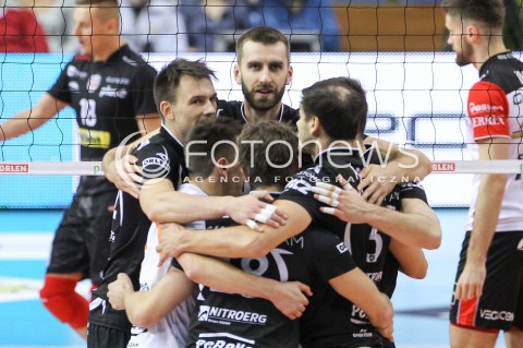  29.11.2015 RZESZOW<br />SIATKOWKA PLUSLIGA 2015/2016 MEN VOLLEYBALL POLAND POLISH PLUS LIGA LEAGUE SEASON 2015/2016<br />MECZ ASSECO RESOVIA RZESZOW - CUPRUM LUBIN<br />N/Z MARCIN MOZDZONEK RADOSC EMOCJE<br /> 
