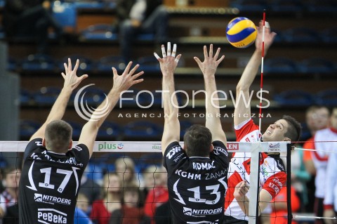  29.11.2015 RZESZOW<br />SIATKOWKA PLUSLIGA 2015/2016 MEN VOLLEYBALL POLAND POLISH PLUS LIGA LEAGUE SEASON 2015/2016<br />MECZ ASSECO RESOVIA RZESZOW - CUPRUM LUBIN<br />N/Z NIKOLAY PENCHEV ( NIKOLAJ PENCZEW ) <br /> 