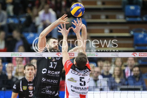  29.11.2015 RZESZOW<br />SIATKOWKA PLUSLIGA 2015/2016 MEN VOLLEYBALL POLAND POLISH PLUS LIGA LEAGUE SEASON 2015/2016<br />MECZ ASSECO RESOVIA RZESZOW - CUPRUM LUBIN<br />N/Z MARCIN MOZDZONEK <br /> 