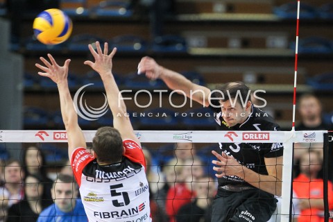  29.11.2015 RZESZOW<br />SIATKOWKA PLUSLIGA 2015/2016 MEN VOLLEYBALL POLAND POLISH PLUS LIGA LEAGUE SEASON 2015/2016<br />MECZ ASSECO RESOVIA RZESZOW - CUPRUM LUBIN<br />N/Z KEITH PUPART <br /> 