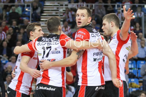  29.11.2015 RZESZOW<br />SIATKOWKA PLUSLIGA 2015/2016 MEN VOLLEYBALL POLAND POLISH PLUS LIGA LEAGUE SEASON 2015/2016<br />MECZ ASSECO RESOVIA RZESZOW - CUPRUM LUBIN<br />N/Z BARTOSZ KUREK <br /> 