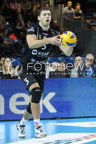  29.11.2015 RZESZOW<br />SIATKOWKA PLUSLIGA 2015/2016 MEN VOLLEYBALL POLAND POLISH PLUS LIGA LEAGUE SEASON 2015/2016<br />MECZ ASSECO RESOVIA RZESZOW - CUPRUM LUBIN<br />N/Z KEITH PUPART SYLWETKA <br /> 
