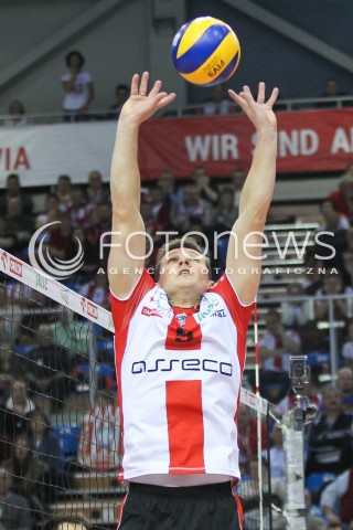  29.11.2015 RZESZOW<br />SIATKOWKA PLUSLIGA 2015/2016 MEN VOLLEYBALL POLAND POLISH PLUS LIGA LEAGUE SEASON 2015/2016<br />MECZ ASSECO RESOVIA RZESZOW - CUPRUM LUBIN<br />N/Z LUKAS TICHACEK SYLWETKA <br /> 