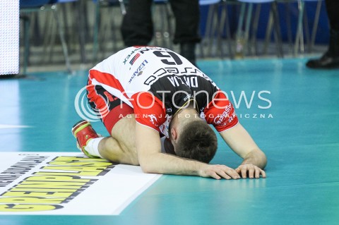  29.11.2015 RZESZOW<br />SIATKOWKA PLUSLIGA 2015/2016 MEN VOLLEYBALL POLAND POLISH PLUS LIGA LEAGUE SEASON 2015/2016<br />MECZ ASSECO RESOVIA RZESZOW - CUPRUM LUBIN<br />N/Z DAWID DRYJA SMUTEK PORAZKA PRZEGRANA EMOCJE<br /> 