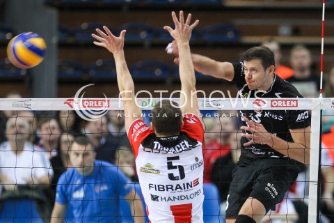  29.11.2015 RZESZOW<br />SIATKOWKA PLUSLIGA 2015/2016 MEN VOLLEYBALL POLAND POLISH PLUS LIGA LEAGUE SEASON 2015/2016<br />MECZ ASSECO RESOVIA RZESZOW - CUPRUM LUBIN<br />N/Z KEITH PUPART <br /> 