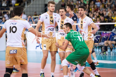  01.12.2015 LODZ POLAND<br />
SIATKOWKA LIGA MISTRZOW MEN CEV VOLLEYBALL CHAMPIONS LEAGUE 2015/2016<br />
MATCH PGE SKRA BELCHATOW - KNACK ROESELARE<br />
N/Z SKRA RADOSC EMOCJE WYGRANA WLAZLY<br />
 