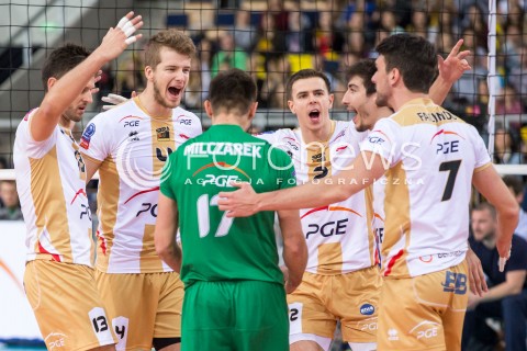 01.12.2015 LODZ POLAND<br />
SIATKOWKA LIGA MISTRZOW MEN CEV VOLLEYBALL CHAMPIONS LEAGUE 2015/2016<br />
MATCH PGE SKRA BELCHATOW - KNACK ROESELARE<br />
N/Z SKRA RADOSC EMOCJE WYGRANA WLAZLY<br />
 