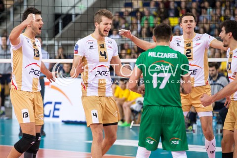  01.12.2015 LODZ POLAND<br />
SIATKOWKA LIGA MISTRZOW MEN CEV VOLLEYBALL CHAMPIONS LEAGUE 2015/2016<br />
MATCH PGE SKRA BELCHATOW - KNACK ROESELARE<br />
N/Z SKRA RADOSC EMOCJE WYGRANA<br />
 