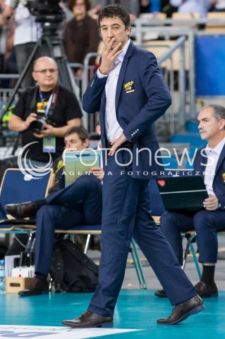  01.12.2015 LODZ POLAND<br />
SIATKOWKA LIGA MISTRZOW MEN CEV VOLLEYBALL CHAMPIONS LEAGUE 2015/2016<br />
MATCH PGE SKRA BELCHATOW - KNACK ROESELARE<br />
N/Z FERNANDEZ FALASCA SYLWETKA<br />
 