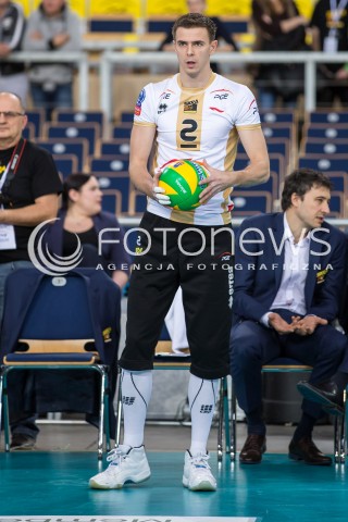  01.12.2015 LODZ POLAND<br />
SIATKOWKA LIGA MISTRZOW MEN CEV VOLLEYBALL CHAMPIONS LEAGUE 2015/2016<br />
MATCH PGE SKRA BELCHATOW - KNACK ROESELARE<br />
N/Z MARIUSZ WLAZLY SYLWETKA<br />
 