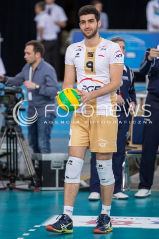  01.12.2015 LODZ POLAND<br />
SIATKOWKA LIGA MISTRZOW MEN CEV VOLLEYBALL CHAMPIONS LEAGUE 2015/2016<br />
MATCH PGE SKRA BELCHATOW - KNACK ROESELARE<br />
N/Z MARCIN JANUSZ SYLWETKA<br />
 