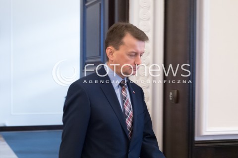 01.12.2015 WARSZAWA<br /> POSIEDZENIE RADY MINISTROW<br /> N/Z MARIUSZ BLASZCZAK<br /> 