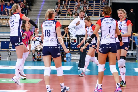  02.12.2015 LODZ SIATKOWKA ORLEN LIGA SEZON 2015/2016 VOLLEYBALL POLISH SEASON <br />
BEEF MASTER BUDOWLANI LODZ - IMPEL WROCLAW<br />
N/Z RADOSC EMOCJE WYGRANA JACEK PASINSKI TRENER<br />
 