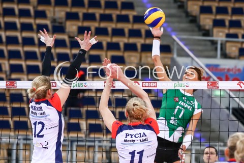  02.12.2015 LODZ SIATKOWKA ORLEN LIGA SEZON 2015/2016 VOLLEYBALL POLISH SEASON <br />
BEEF MASTER BUDOWLANI LODZ - IMPEL WROCLAW<br />
N/Z KATARZYNA SKOWRONSKA-DOLATA<br />
 
