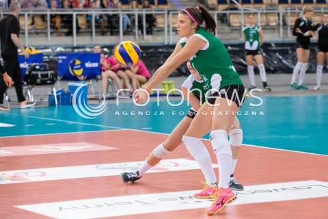  02.12.2015 LODZ SIATKOWKA ORLEN LIGA SEZON 2015/2016 VOLLEYBALL POLISH SEASON <br />
BEEF MASTER BUDOWLANI LODZ - IMPEL WROCLAW<br />
N/Z ANDREA KOSSANYIOVA SYLWETKA<br />
 