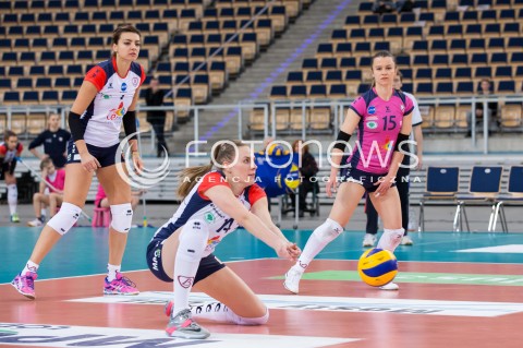  02.12.2015 LODZ SIATKOWKA ORLEN LIGA SEZON 2015/2016 VOLLEYBALL POLISH SEASON <br />
BEEF MASTER BUDOWLANI LODZ - IMPEL WROCLAW<br />
N/Z EWELINA BRZEZINSKA<br />
 
