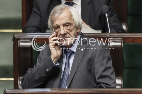  02.12.2015 WARSZAWA SEJM<br />TRZECIE POSIEDZENIE SEJMU VIII KADENCJI<br />N/Z RYSZARD TERLECKI<br /> 