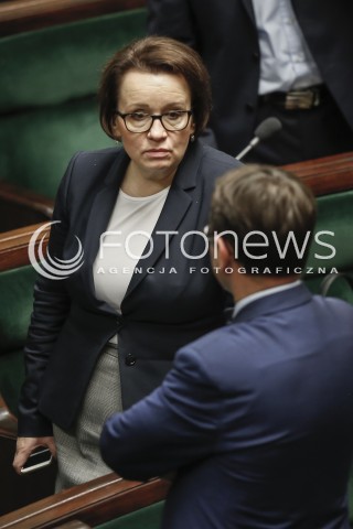  02.12.2015 WARSZAWA SEJM<br />TRZECIE POSIEDZENIE SEJMU VIII KADENCJI<br />N/Z ANNA ZALEWSKA<br /> 