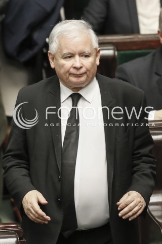  02.12.2015 WARSZAWA SEJM<br />TRZECIE POSIEDZENIE SEJMU VIII KADENCJI<br />N/Z JAROSLAW KACZYNSKI<br /> 