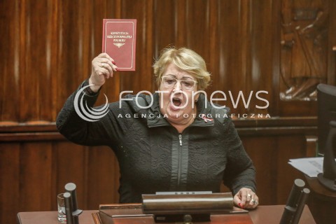 Posiedzenie Sejmu w Warszawie