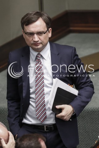  02.12.2015 WARSZAWA SEJM<br />TRZECIE POSIEDZENIE SEJMU VIII KADENCJI<br />N/Z ZBIGNIEW ZIOBRO<br /> 