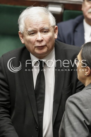  02.12.2015 WARSZAWA SEJM<br />TRZECIE POSIEDZENIE SEJMU VIII KADENCJI<br />N/Z JAROSLAW KACZYNSKI<br /> 