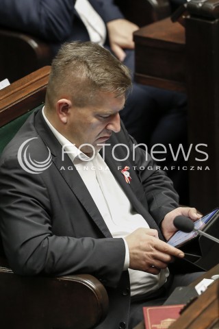  02.12.2015 WARSZAWA SEJM<br />TRZECIE POSIEDZENIE SEJMU VIII KADENCJI<br />N/Z BARTOSZ ARLUKOWICZ<br /> 