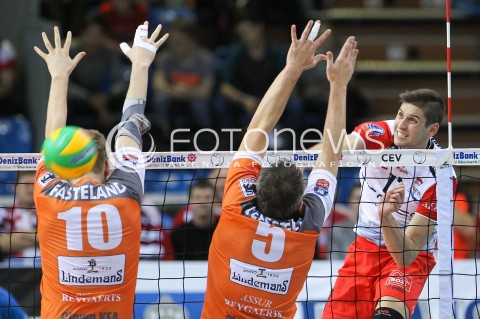  02.12.2015 RZESZOW POLAND<br />SIATKOWKA LIGA MISTRZOW <br />MEN CEV VOLLEYBALL CHAMPIONS LEAGUE 2015/2016<br />MATCH ASSECO RESOVIA - VOLLEY ASSE LENNIK <br />N/Z NIKOLAY PENCHEV ( NIKOLAJ PENCZEW ) <br /> 
