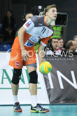  02.12.2015 RZESZOW POLAND<br />SIATKOWKA LIGA MISTRZOW <br />MEN CEV VOLLEYBALL CHAMPIONS LEAGUE 2015/2016<br />MATCH ASSECO RESOVIA - VOLLEY ASSE LENNIK <br />N/Z ROBIN OVERBEEKE SYLWETKA <br /> 