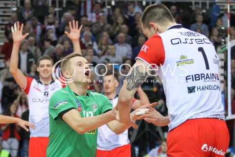  02.12.2015 RZESZOW POLAND<br />SIATKOWKA LIGA MISTRZOW <br />MEN CEV VOLLEYBALL CHAMPIONS LEAGUE 2015/2016<br />MATCH ASSECO RESOVIA - VOLLEY ASSE LENNIK <br />N/Z DAMIAN WOJTASZEK RADOSC EMOCJE <br /> 