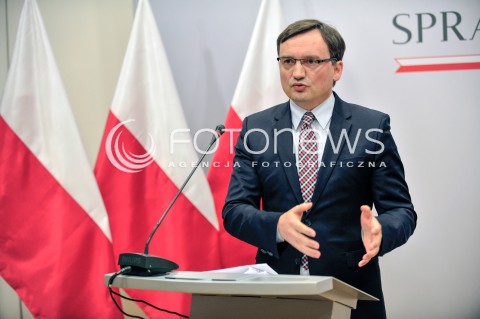 Konferencja Ministra Sprawiedliwości w Warszawie