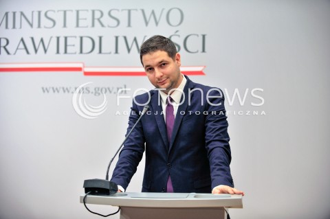  02.12.2015 WARSZAWA<br />KONFERENCJA RPASOWA MINISTRA SPRAWIEDLIWOSCI DOTYCZACA TRYBUNALU KONSTYTUCYJNEGO<br />N/Z PATRYK JAKI<br /> 