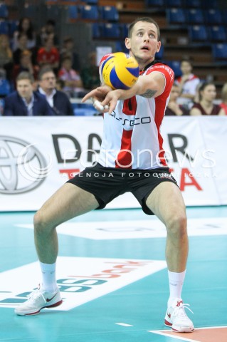  05.12.2015 RZESZOW<br />
SIATKOWKA PLUSLIGA 2015/2016 MEN VOLLEYBALL POLAND POLISH PLUS LIGA LEAGUE SEASON 2015/2016<br />
MECZ ASSECO RESOVIA RZESZOW - AZS POLITECHNIKA WARSZAWSKA<br />
N/Z BARTOSZ KUREK SYLWETKA <br />
 