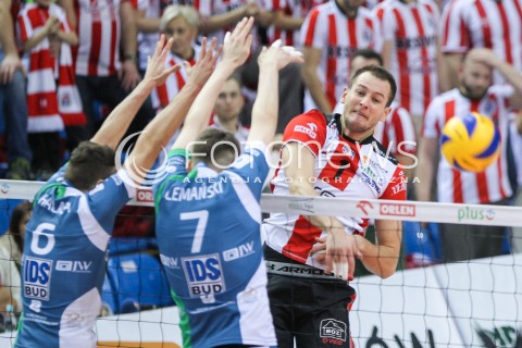  05.12.2015 RZESZOW<br />
SIATKOWKA PLUSLIGA 2015/2016 MEN VOLLEYBALL POLAND POLISH PLUS LIGA LEAGUE SEASON 2015/2016<br />
MECZ ASSECO RESOVIA RZESZOW - AZS POLITECHNIKA WARSZAWSKA<br />
N/Z BARTOSZ KUREK <br />
 