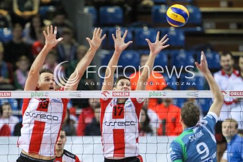  05.12.2015 RZESZOW<br />
SIATKOWKA PLUSLIGA 2015/2016 MEN VOLLEYBALL POLAND POLISH PLUS LIGA LEAGUE SEASON 2015/2016<br />
MECZ ASSECO RESOVIA RZESZOW - AZS POLITECHNIKA WARSZAWSKA<br />
N/Z DMYTRO PASHYTSKYY ( PASZYCKI ) NIKOLAY PENCHEV ( NIKOLAJ PENCZEW ) <br />
 