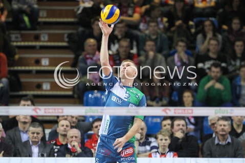  05.12.2015 RZESZOW<br />SIATKOWKA PLUSLIGA 2015/2016 MEN VOLLEYBALL POLAND POLISH PLUS LIGA LEAGUE SEASON 2015/2016<br />MECZ ASSECO RESOVIA RZESZOW - AZS POLITECHNIKA WARSZAWSKA<br />N/Z PAWEL ZAGUMNY SYLWETKA <br /> 