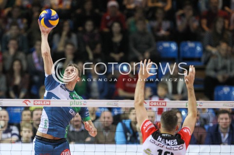  05.12.2015 RZESZOW<br />SIATKOWKA PLUSLIGA 2015/2016 MEN VOLLEYBALL POLAND POLISH PLUS LIGA LEAGUE SEASON 2015/2016<br />MECZ ASSECO RESOVIA RZESZOW - AZS POLITECHNIKA WARSZAWSKA<br />N/Z GUILLAUME SAMICA <br /> 