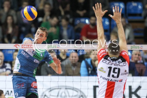  05.12.2015 RZESZOW<br />SIATKOWKA PLUSLIGA 2015/2016 MEN VOLLEYBALL POLAND POLISH PLUS LIGA LEAGUE SEASON 2015/2016<br />MECZ ASSECO RESOVIA RZESZOW - AZS POLITECHNIKA WARSZAWSKA<br />N/Z GUILLAUME SAMICA <br /> 