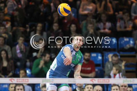  05.12.2015 RZESZOW<br />SIATKOWKA PLUSLIGA 2015/2016 MEN VOLLEYBALL POLAND POLISH PLUS LIGA LEAGUE SEASON 2015/2016<br />MECZ ASSECO RESOVIA RZESZOW - AZS POLITECHNIKA WARSZAWSKA<br />N/Z MICHAL FILIP SYLWETKA <br /> 