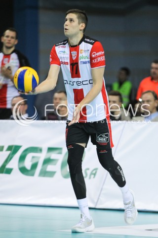  05.12.2015 RZESZOW<br />SIATKOWKA PLUSLIGA 2015/2016 MEN VOLLEYBALL POLAND POLISH PLUS LIGA LEAGUE SEASON 2015/2016<br />MECZ ASSECO RESOVIA RZESZOW - AZS POLITECHNIKA WARSZAWSKA<br />N/Z NIKOLAY PENCHEV ( NIKOLAJ PENCZEW ) SYLWETKA <br /> 