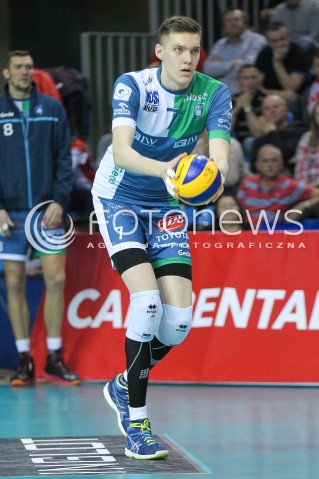  05.12.2015 RZESZOW<br />SIATKOWKA PLUSLIGA 2015/2016 MEN VOLLEYBALL POLAND POLISH PLUS LIGA LEAGUE SEASON 2015/2016<br />MECZ ASSECO RESOVIA RZESZOW - AZS POLITECHNIKA WARSZAWSKA<br />N/Z BARTLOMIEJ LEMANSKI SYLWETKA <br /> 