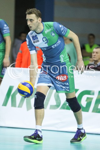  05.12.2015 RZESZOW<br />SIATKOWKA PLUSLIGA 2015/2016 MEN VOLLEYBALL POLAND POLISH PLUS LIGA LEAGUE SEASON 2015/2016<br />MECZ ASSECO RESOVIA RZESZOW - AZS POLITECHNIKA WARSZAWSKA<br />N/Z GUILLAUME SAMICA SYLWETKA <br /> 