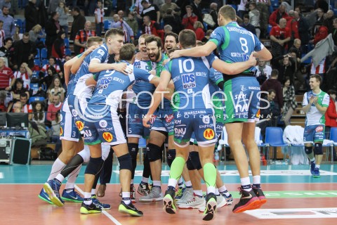  05.12.2015 RZESZOW<br />SIATKOWKA PLUSLIGA 2015/2016 MEN VOLLEYBALL POLAND POLISH PLUS LIGA LEAGUE SEASON 2015/2016<br />MECZ ASSECO RESOVIA RZESZOW - AZS POLITECHNIKA WARSZAWSKA<br />N/Z RADOSC WYGRANA ZWYCIESTWO SIATKARZY AZS POLITECHNIKI WARSZAWSKIEJ<br /> 