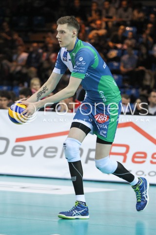  05.12.2015 RZESZOW<br />
SIATKOWKA PLUSLIGA 2015/2016 MEN VOLLEYBALL POLAND POLISH PLUS LIGA LEAGUE SEASON 2015/2016<br />
MECZ ASSECO RESOVIA RZESZOW - AZS POLITECHNIKA WARSZAWSKA<br />
N/Z BARTLOMIEJ LEMANSKI SYLWETKA <br />
 